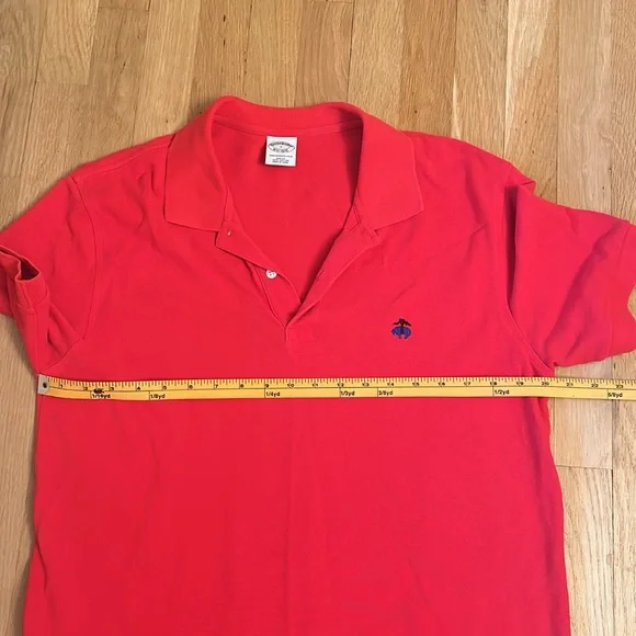 Brooks Brothers Red Polo Slim Fit Performance Polo Men’s Size Large - Picture 3 of 11